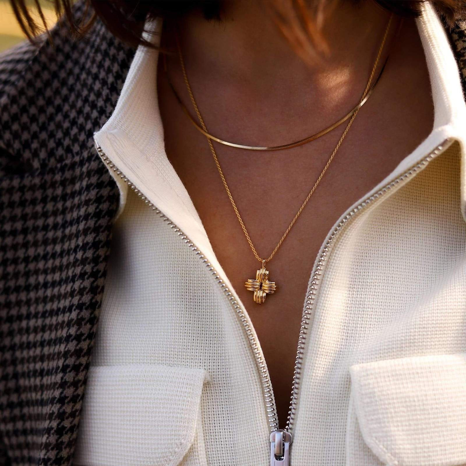 Lucy Williams Square Snake Chain Necklace | Missoma