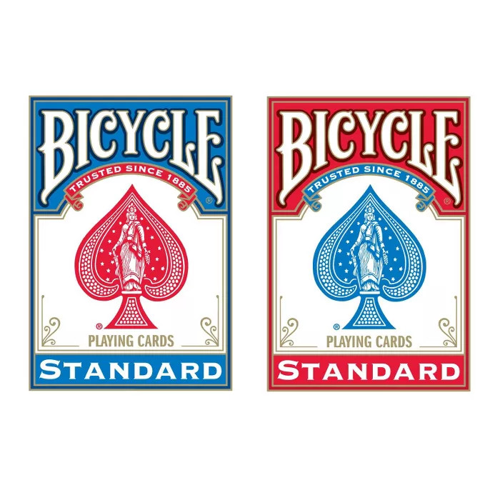 Bicycle Poker Size Standard Index Playing Cards 2pk | Target