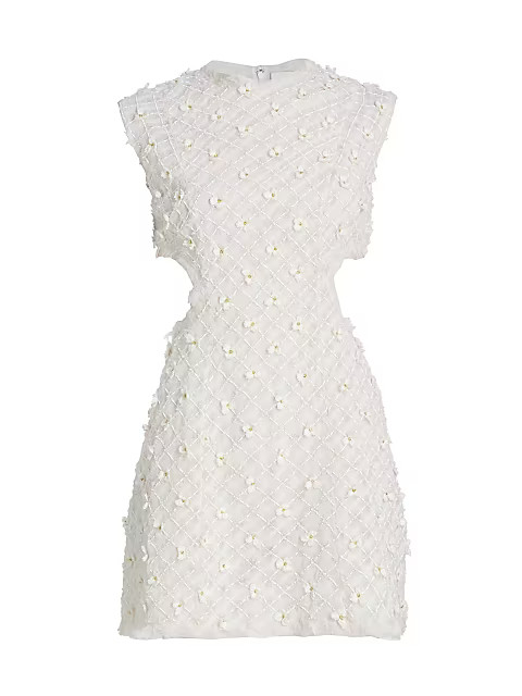 Scent Of Summer Bead & Floral-Embellished Mini-Dress | Saks Fifth Avenue