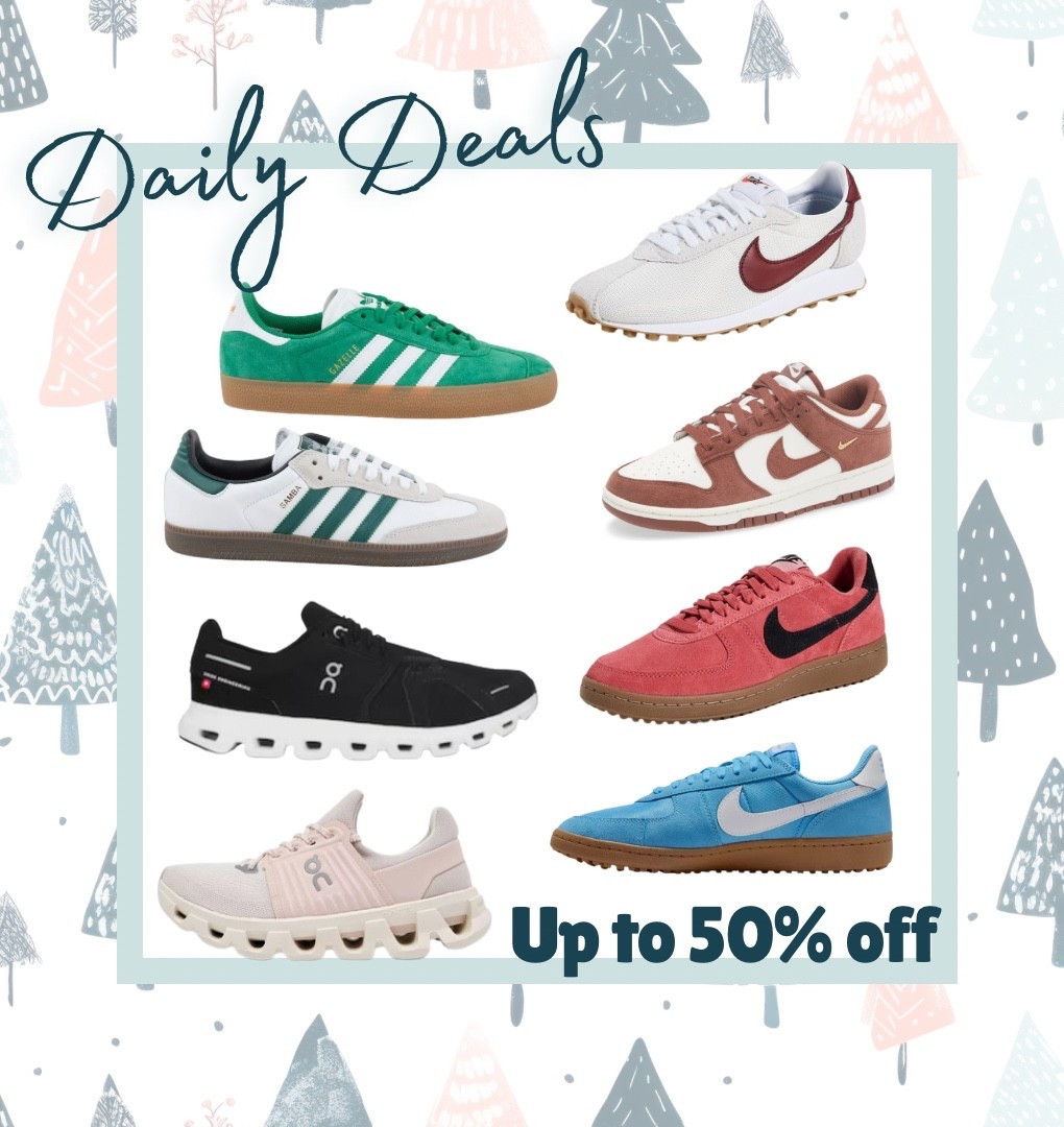 Sneakers on sale - ON Cloud, Nike & Adidas sambas - up to 50% off stacks


#LTKGiftGuide #LTKSaleAlert #LTKHoliday