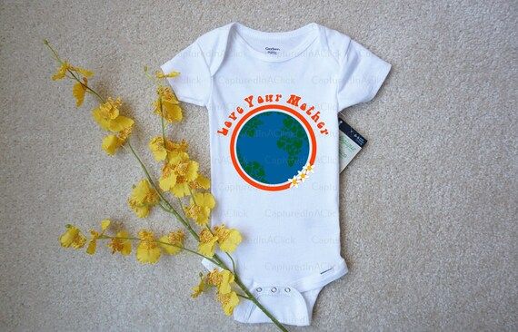 Mother Earth Onesie® Bodysuit | Love Your Mother Bodysuit | Earth Day Outfit | Save the Planet |... | Etsy (US)