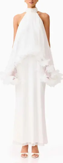 Elliatt Poppy Tiered Sleeveless Gown | Nordstrom | Nordstrom