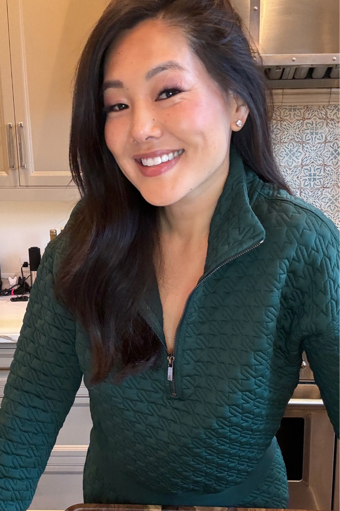 Most gorgeous emerald green tracksuit you could imagine. Dress it up, dress it down, everyone will be complementing you !!