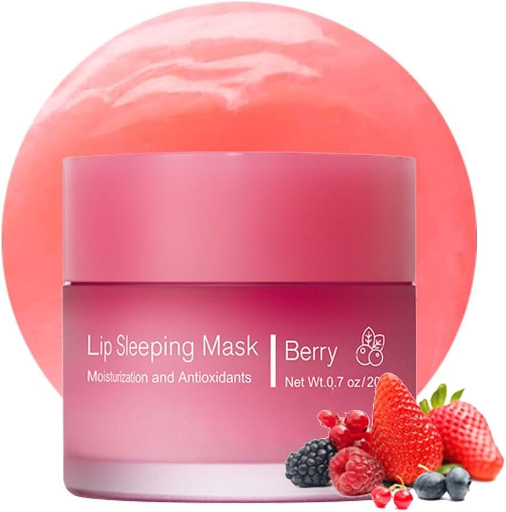 Sleeping lip mask, Nourish & Hydrate Lip Mask With Vitamin C, Antioxidants, Lip Balm, Lip Skin Ca... | Amazon (US)