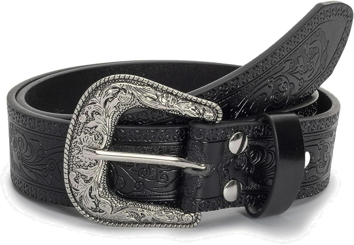 YCMI Women Western-Belts Vintage Leather Western Buckle Cowgirl Waist Belt for Jeans Pants Dresse... | Amazon (US)