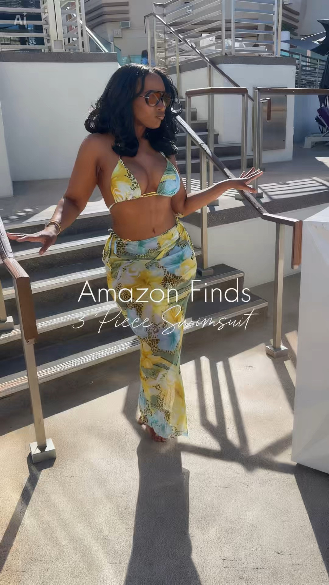 Amazon finds 
3 Piece Swimsuit 

5’7 180lbs Medium

#LTKSwim #LTKMidsize #LTKBeauty