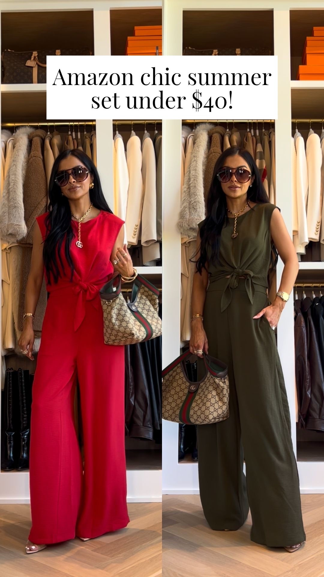 My favorite Amazon set is under $40 and so chic for vacations, weekends and more. Love the flattering fit and lightweight feel that’s perfect for hot summer days. Styled with my Gucci giglio bag and Gucci pendant necklace!

#LTKOver40 #LTKmomlife #LTKSeasonal