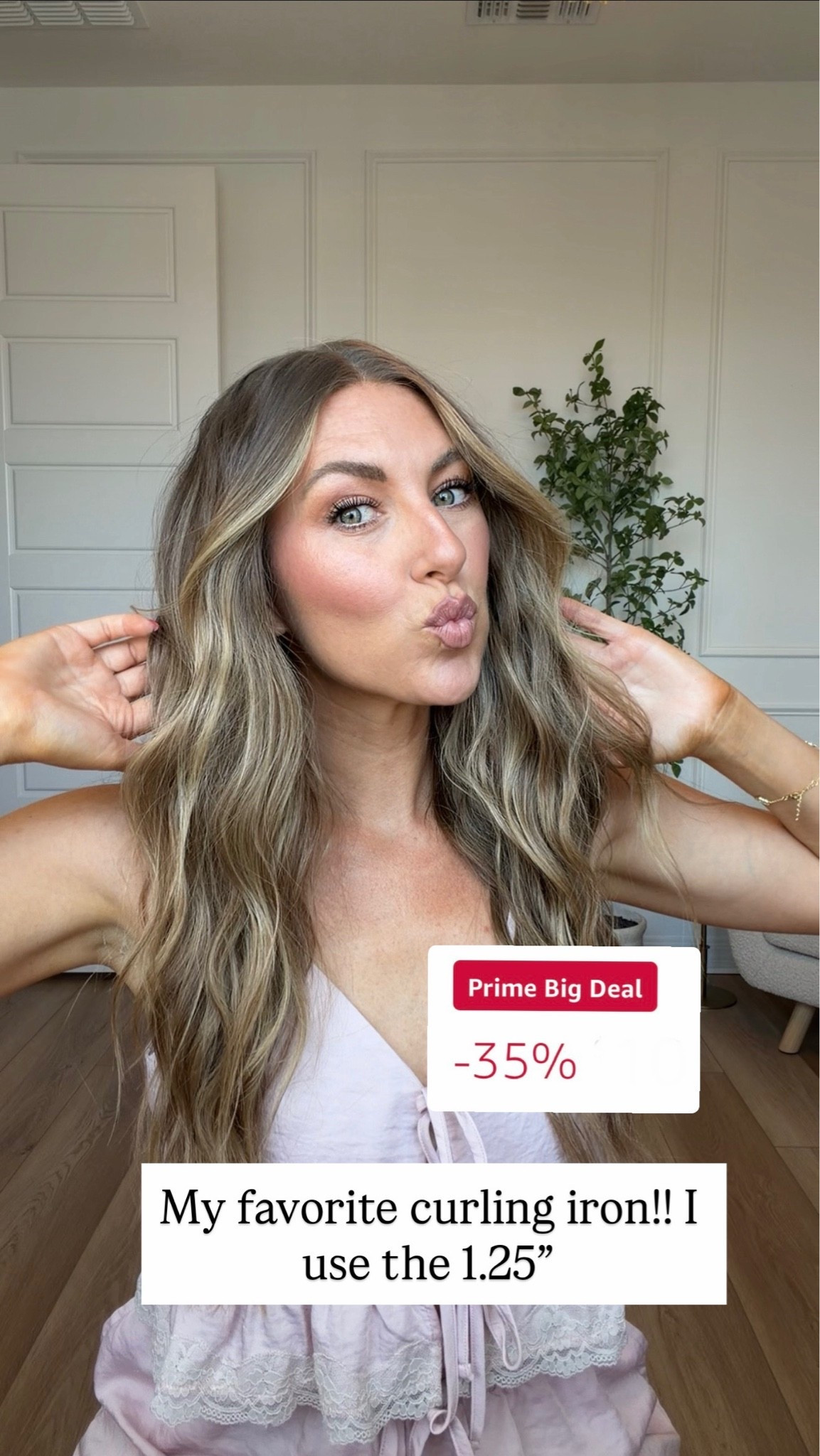 The best long barrel curling iron is on major sale for prime day! Beauty must have!