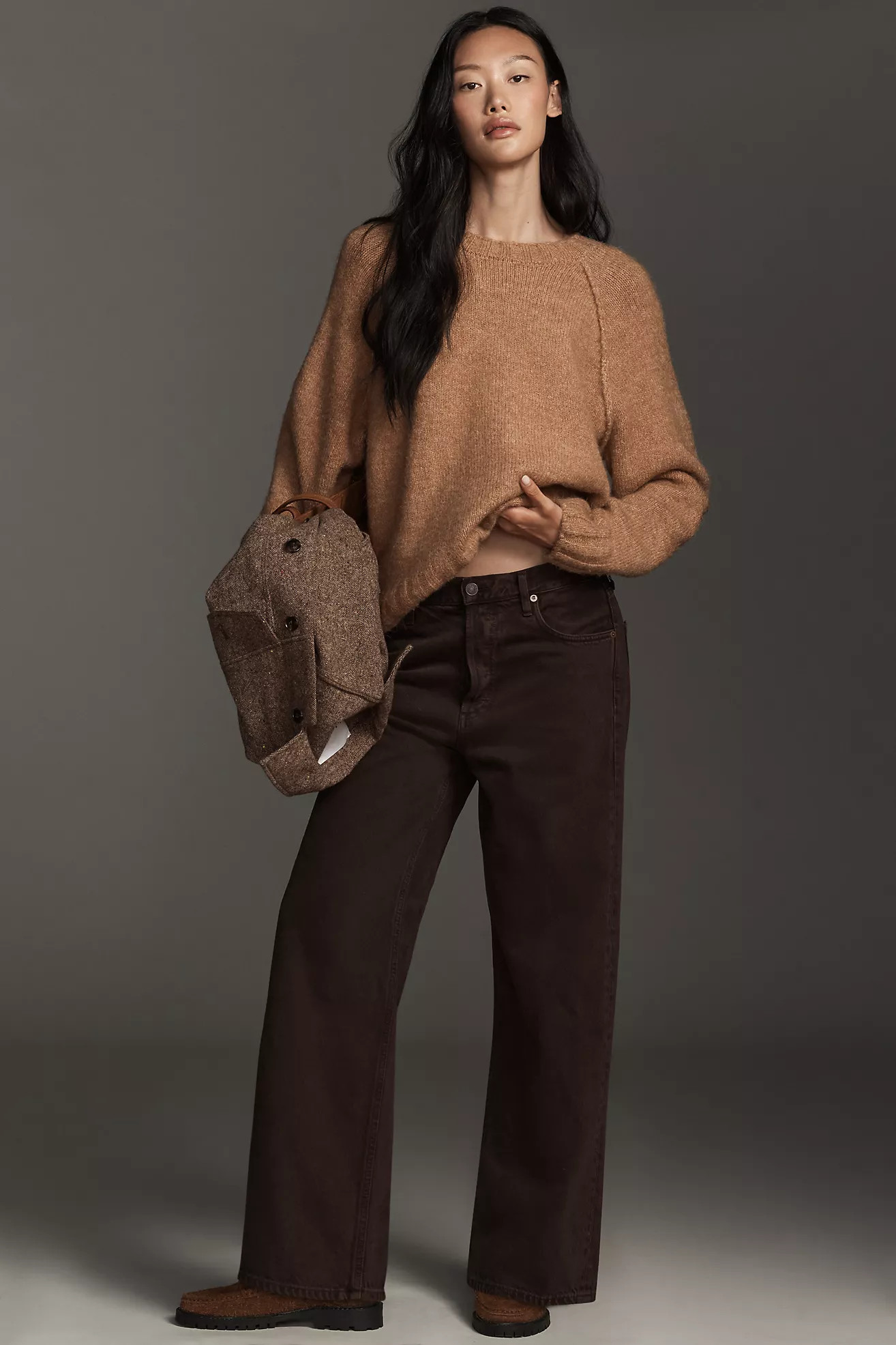 AGOLDE Ren High-Rise Wide-Leg Jeans | Anthropologie (US)