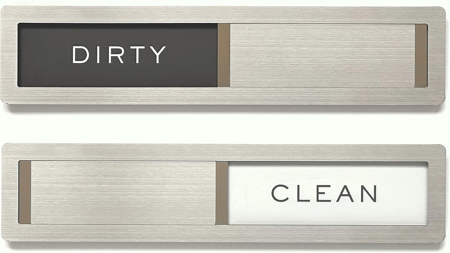 Premium Stainless Steel Dishwasher Magnet Sign - Kitchen Organizers and Storage - Magnet for Dish... | Amazon (US)