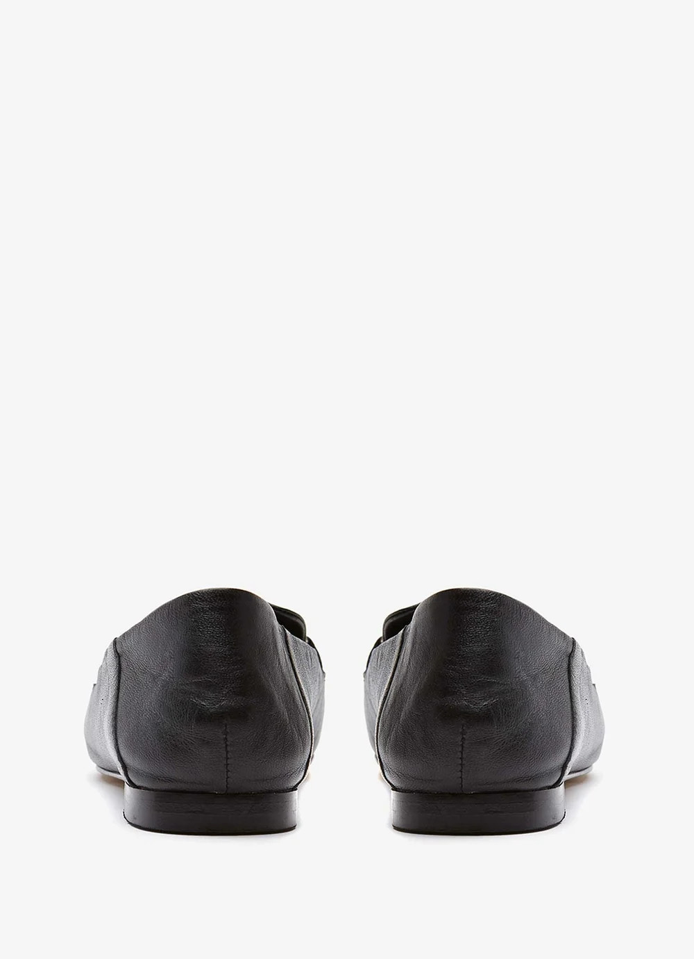 Camille Black Leather Loafers | Mint Velvet