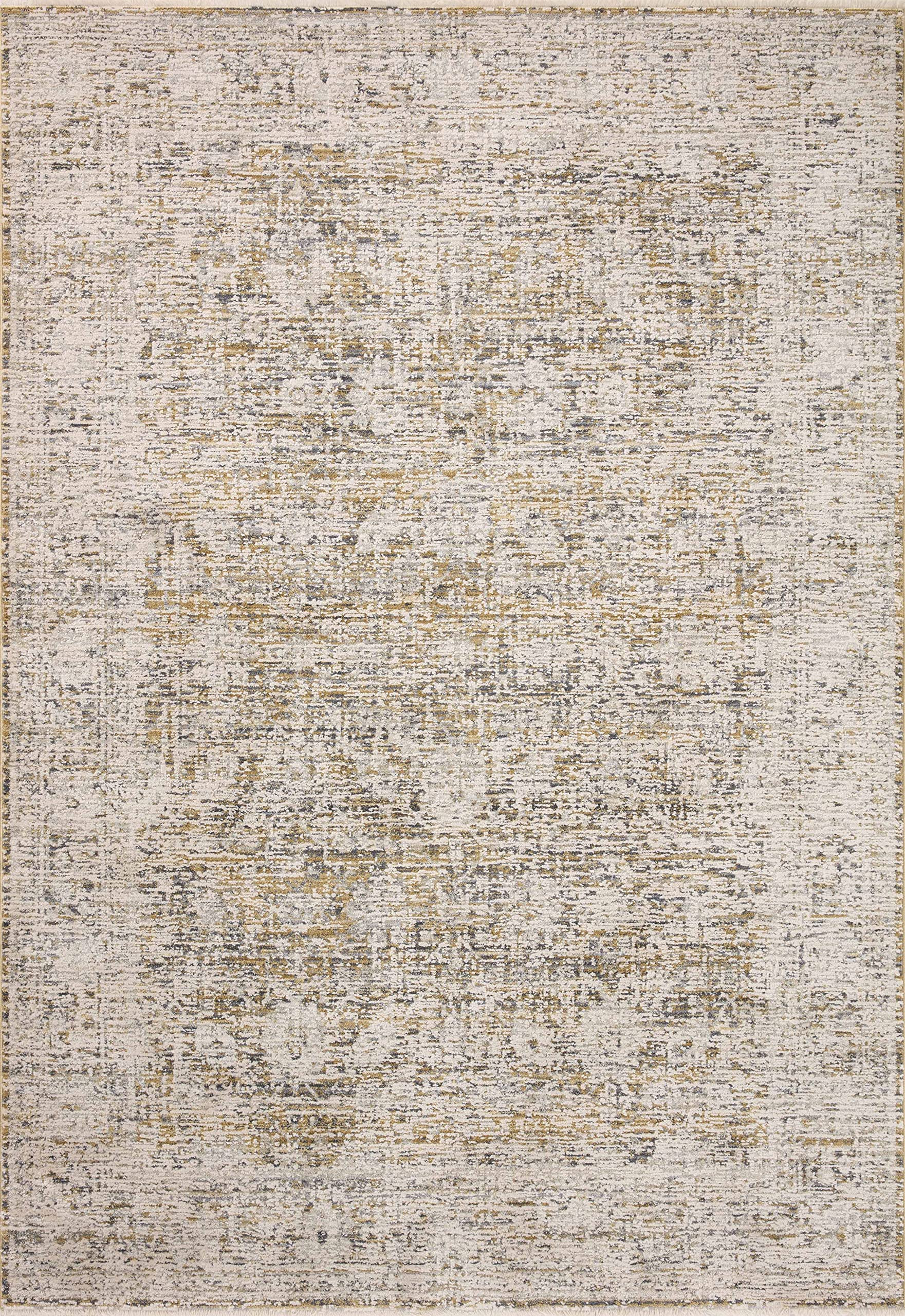 Loloi Amber Lewis Alie Collection ALE-05 Gold/Beige 7'-10'' x 10', .13'' Pile Height, Area Rug | Amazon (US)