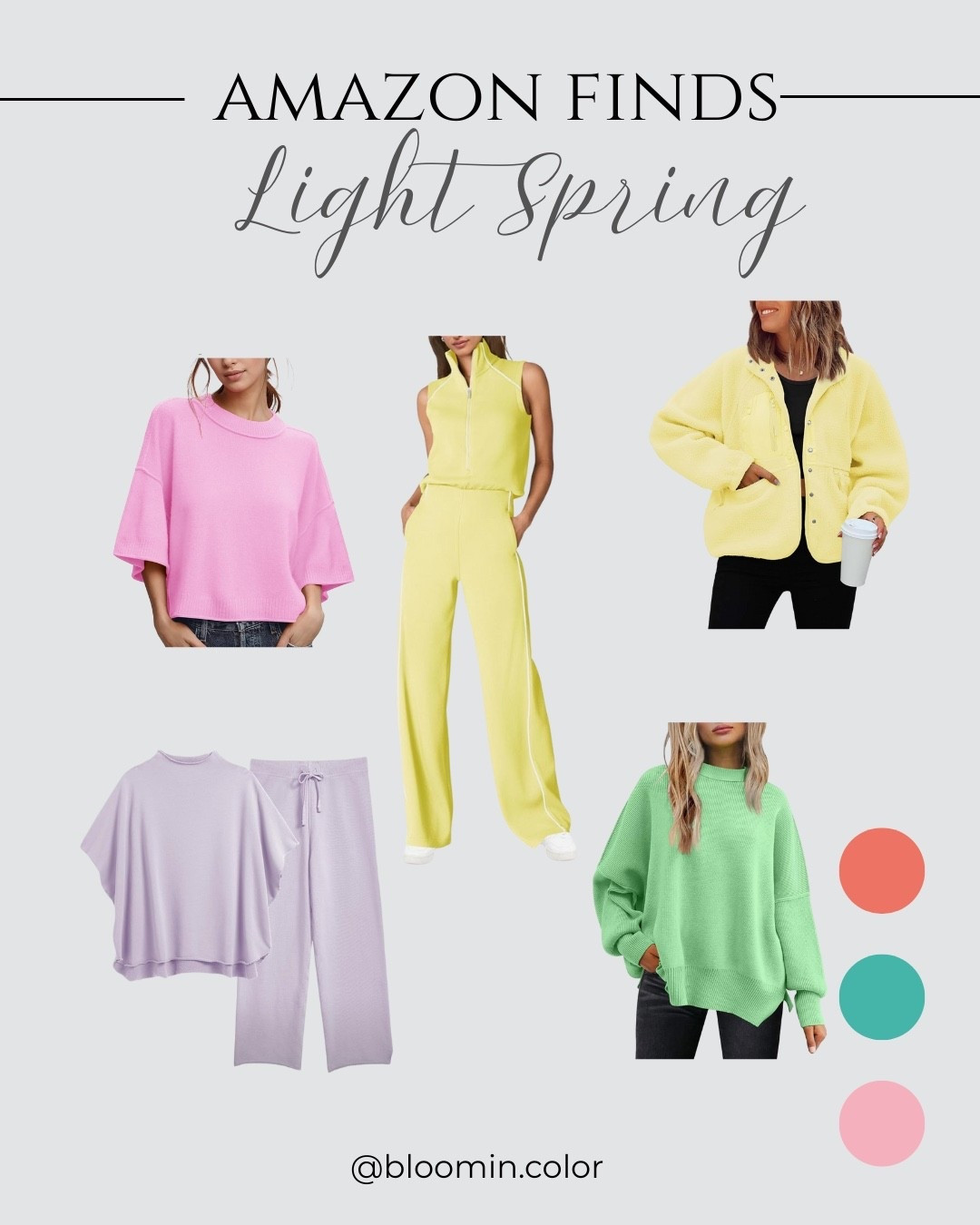 Light Spring 
Amazon finds 

#LTKFindsUnder50 #LTKSeasonal #LTKStyleTip