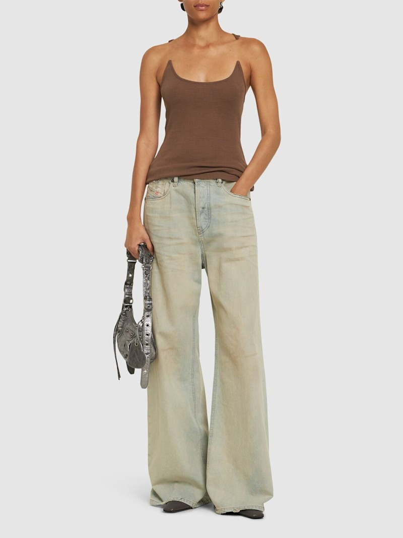 Invisible strap jersey tank top | Luisaviaroma