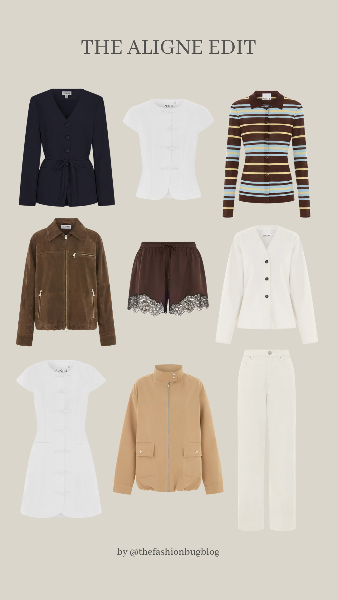 The Aligne Edit
Spring Dressing, White Denim Jeans, Cinched Waist Blazer, White Summer Dress, Lace Shorts, Cardigan, Suede Jacket 

 #LTKspring #LTKeurope #LTKjeans