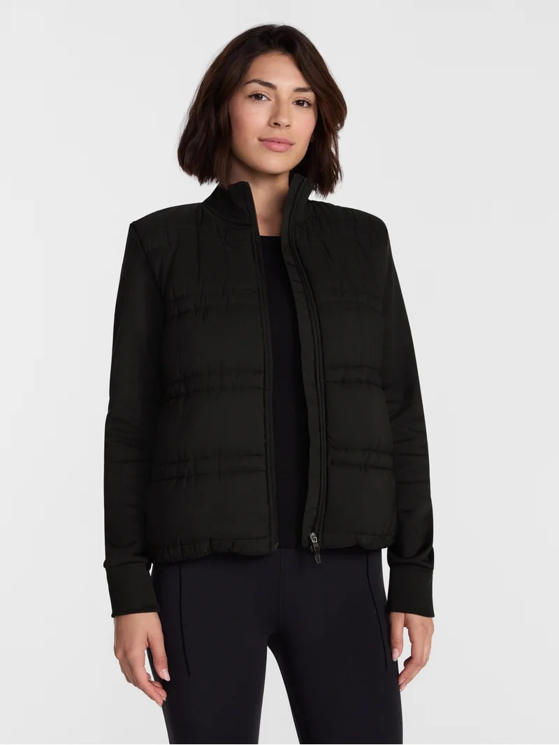 Avia Women's Hybrid Jacket with Long Sleeves, Sizes XS-XXXL | Walmart (US)