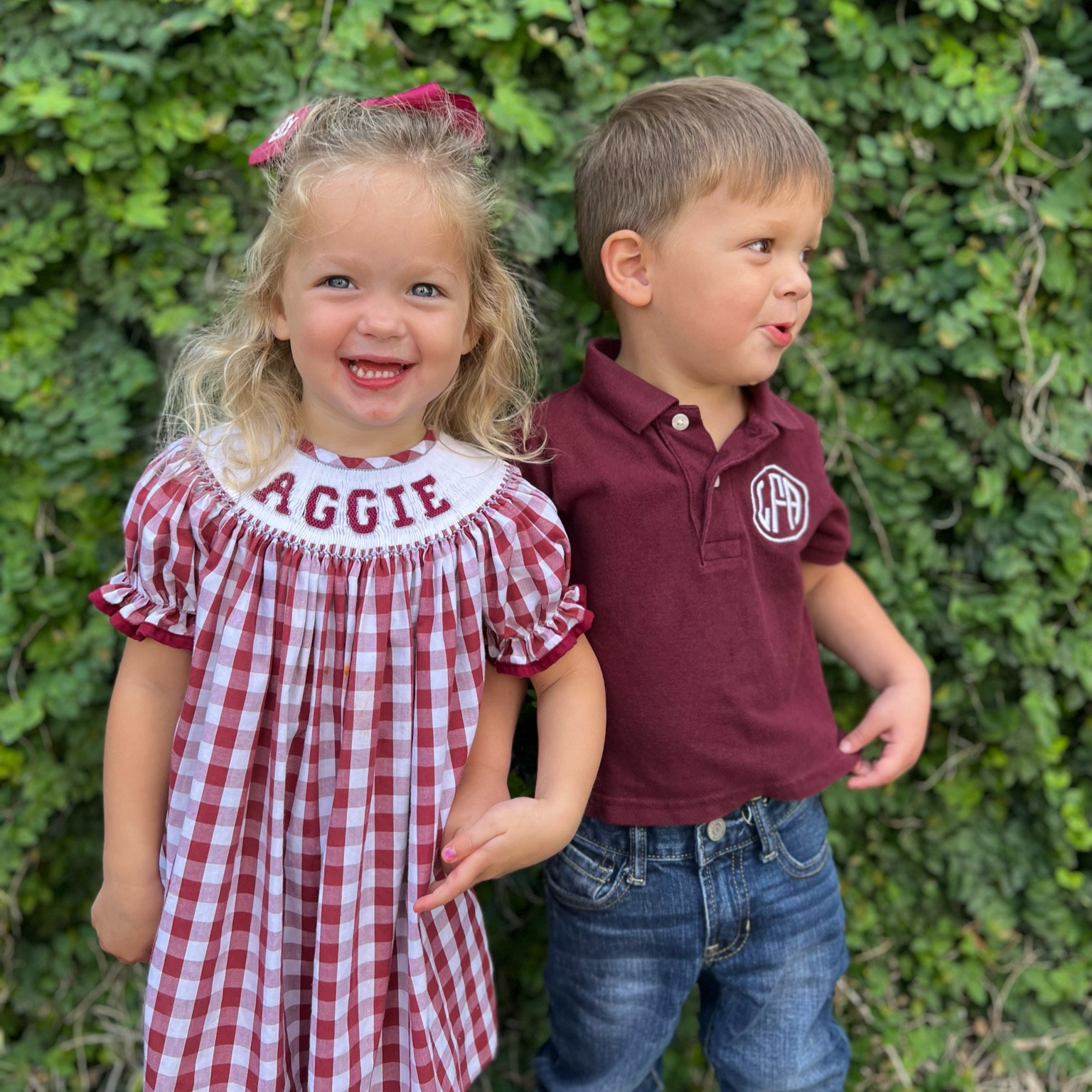 Boy girl toddler twins matching outfits, sibling sets, toddler game day outfits

These are seasonal so grab them before they are gone!!

#LTKSeasonal #LTKfamily #LTKkids