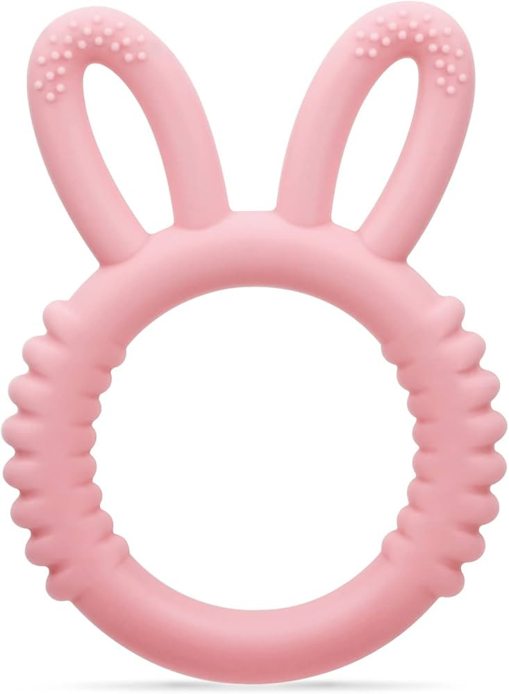 MISSLILI Silicone Babies Teethers Baby Teething Toys for Soothe Massage Sore Gums for 3-12 Months... | Amazon (US)