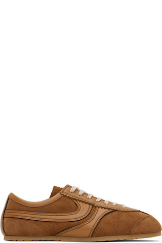 Tan Suede Sneakers | SSENSE