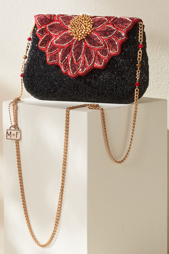 Mary Frances Crimson Bloom Clutch | Soft Surroundings