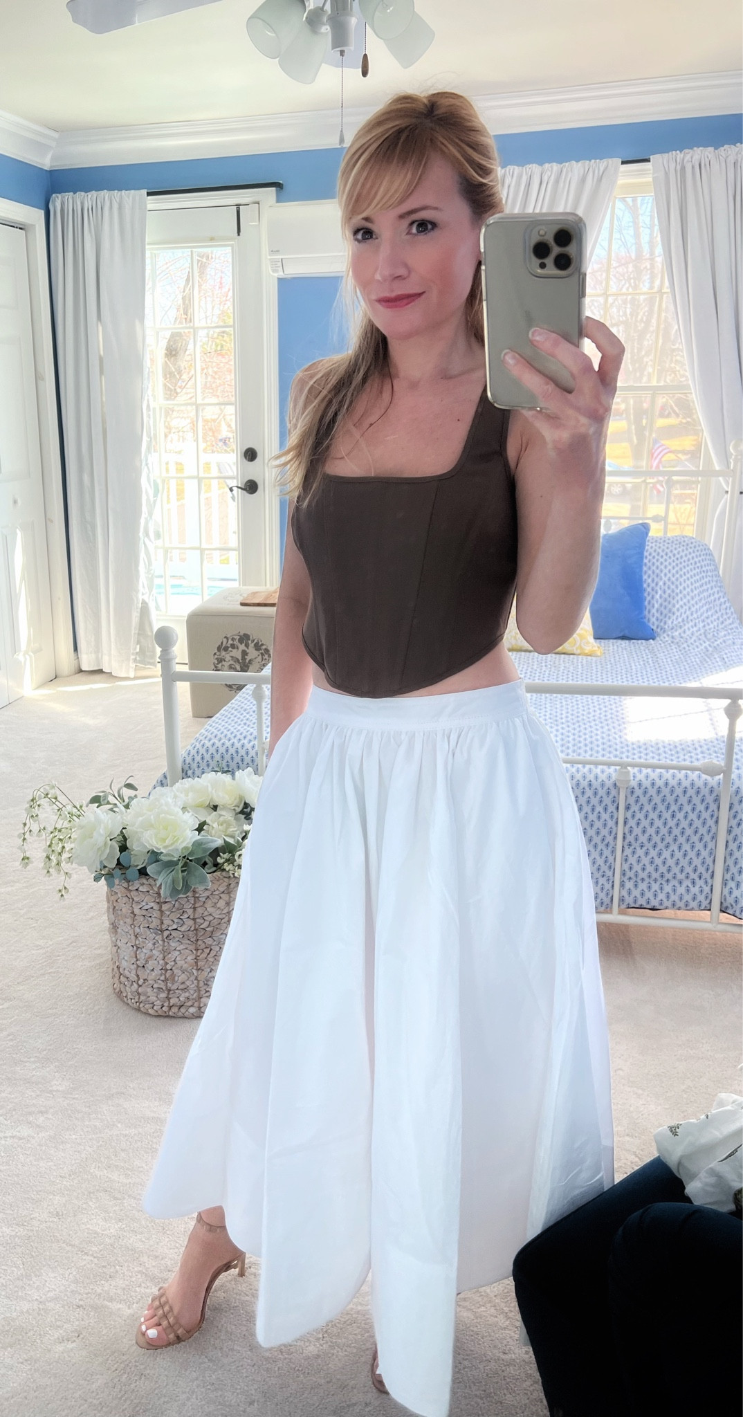 Loving this outfit from Banana Republic.

#whiteskirt #springfashion #bananarepublic

#LTKstyletip #LTKSeasonal #LTKFind