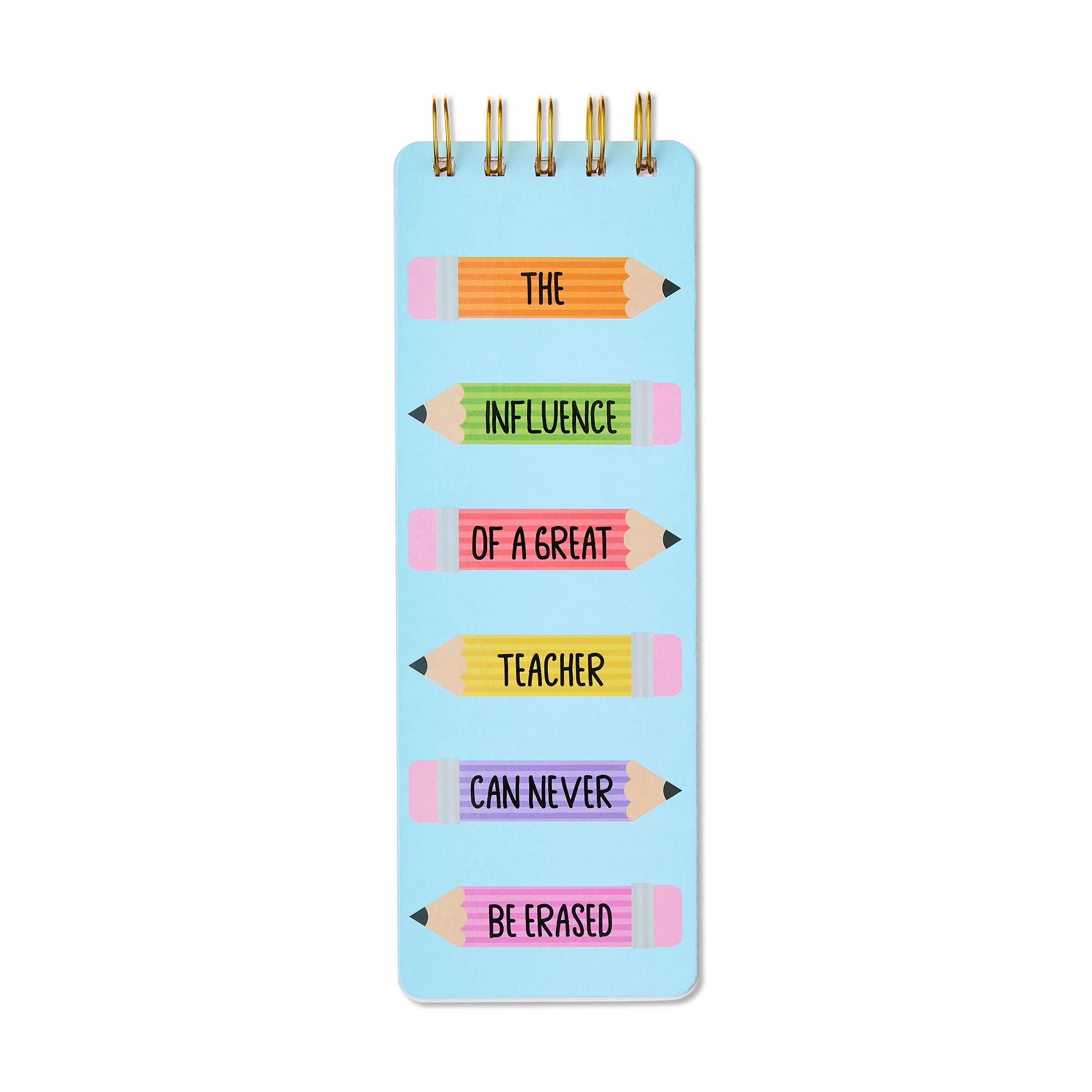 Influence of a Great Teacher Pencils Lined Notebook, Multicolor, Valentine's Day by Way To Celebr... | Walmart (US)