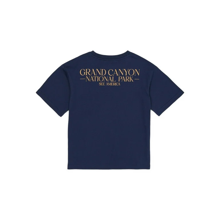 Grand Canyon Boys Graphic T-Shirt with Short Sleeves, Sizes 4-18 | Walmart (US)