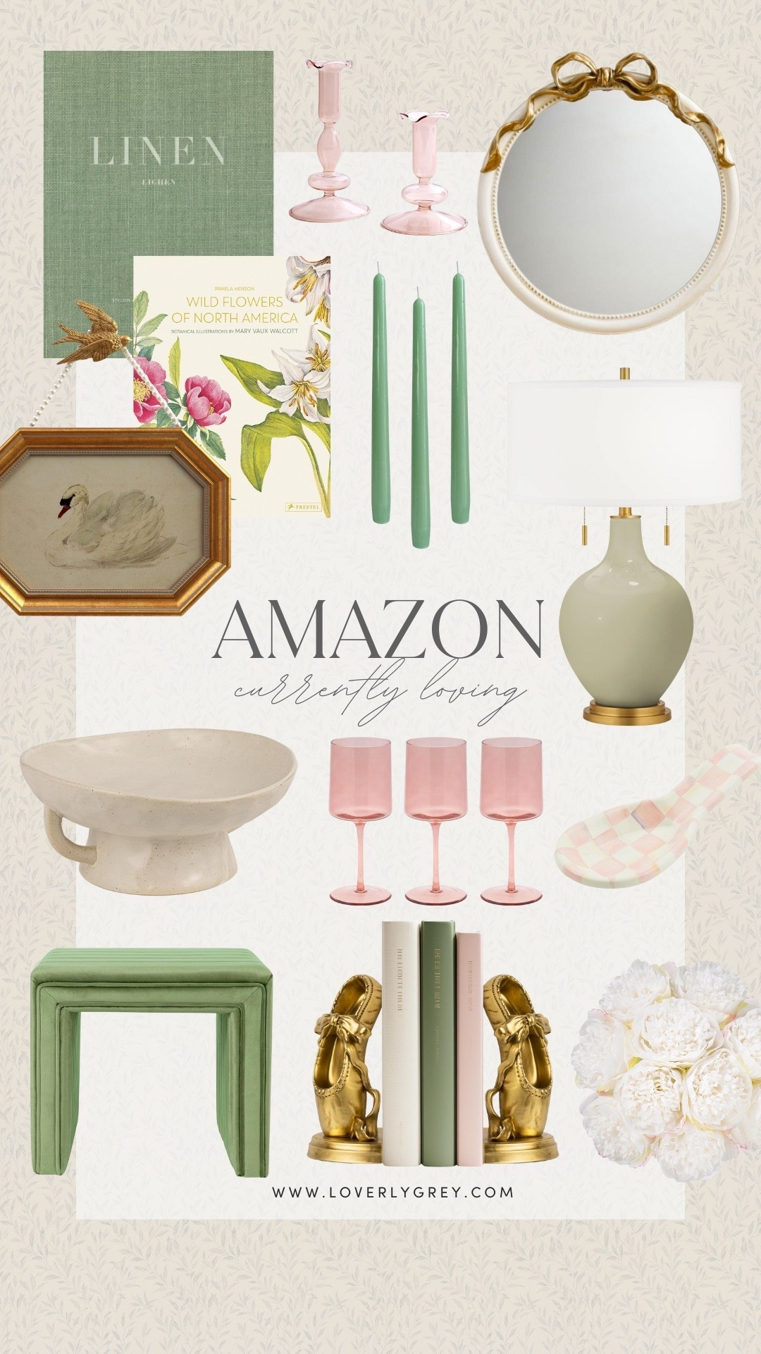 Amazon finds I am currently loving! The gold ballet book ends, coffee table books, and wine glasses are some of my favorites recently. I also love the swan wall art, mirror, and fruit bowl! 

#LTKSeasonal #LTKFindsUnder100 #LTKHome