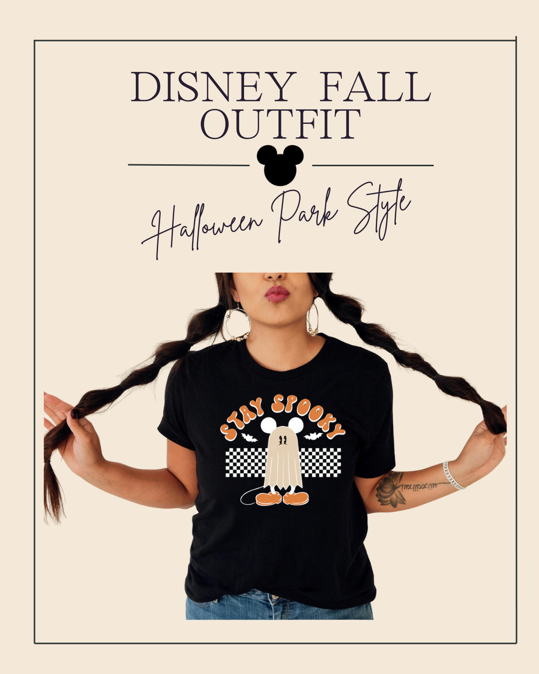 Cutest Disney Halloween Shirt! Stay Spooky!  Perfect to wear in the parks during your Disney Halloween trip or just for fun at home! 

 #LTKSeasonal #LTKFindsUnder50 #LTKTravel