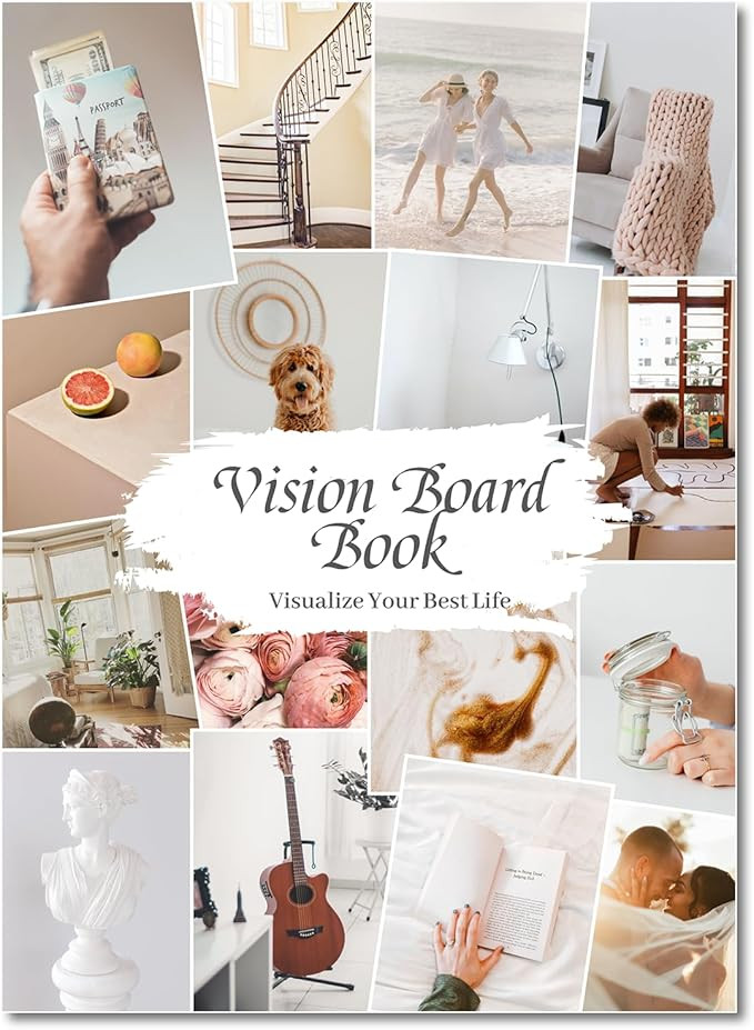 FOUNCY Vision Board Book Magazine for Women Manifestation & Goal Setting - 1200+ Inspirational Pi... | Amazon (US)