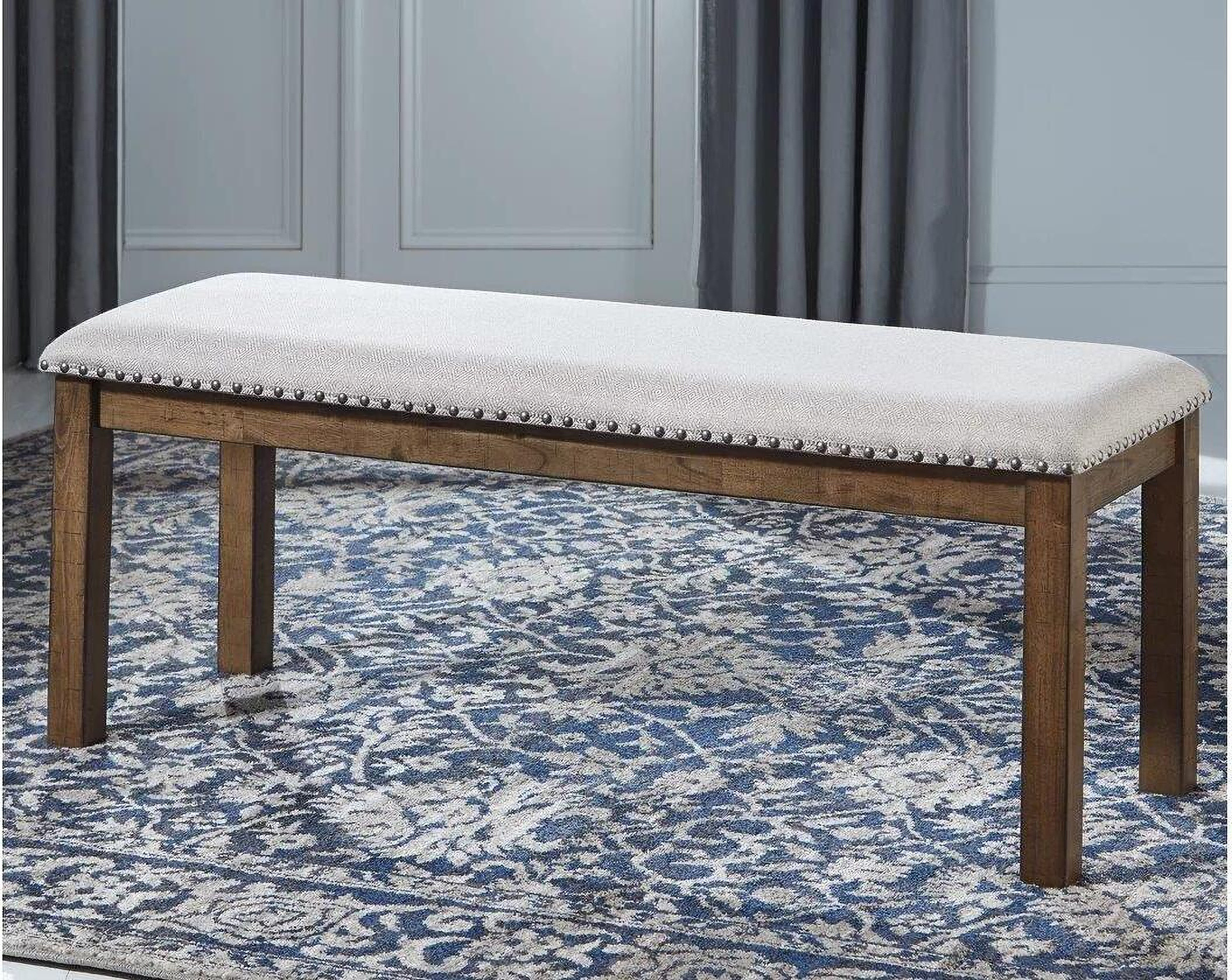 Moriville Beige Upholstered Bench | 1stopbedrooms