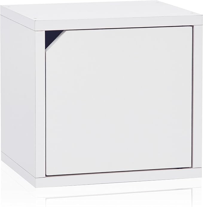 Way Basics Eco Stackable Connect Storage Cube Cubby Organizer with Door (Tool-Free Assembly and U... | Amazon (US)