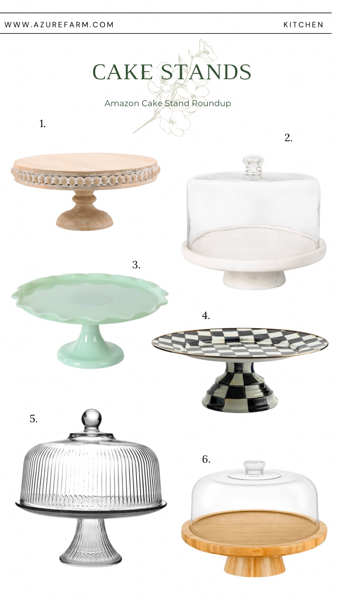 Needing a pretty cake stand for your next party? Amazon has some of the most beautiful cake stands I’ve found! 



#LTKHome #LTKFamily #LTKParties