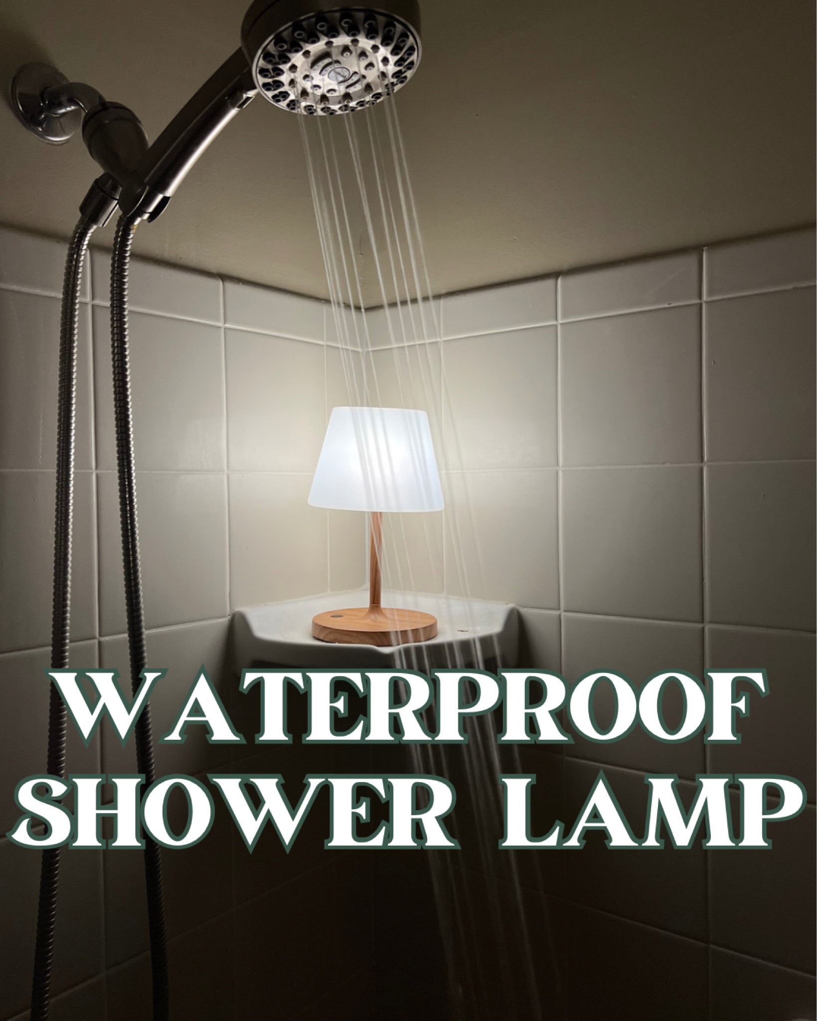 Who knew having a little waterproof lamp in your shower was such a vibe? 

#LTKhome
