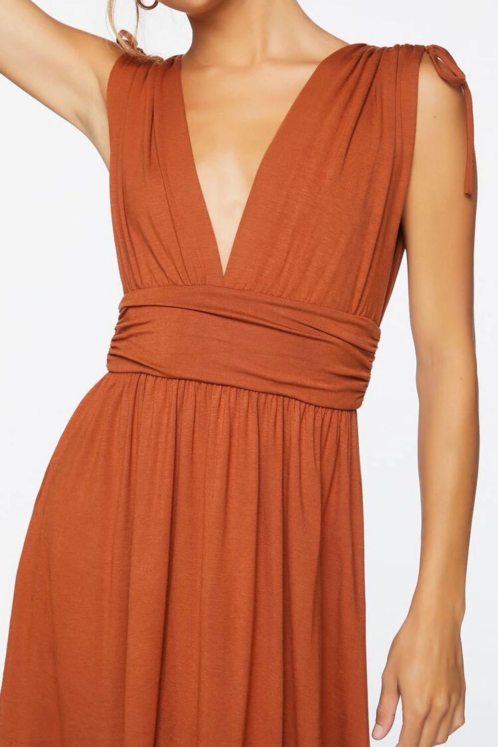 Plunging Ruched Mini Dress | Forever 21 | Forever 21 (US)