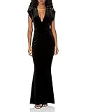 Norma Kamali Women's V Neck Rectangle Gown | Amazon (US)