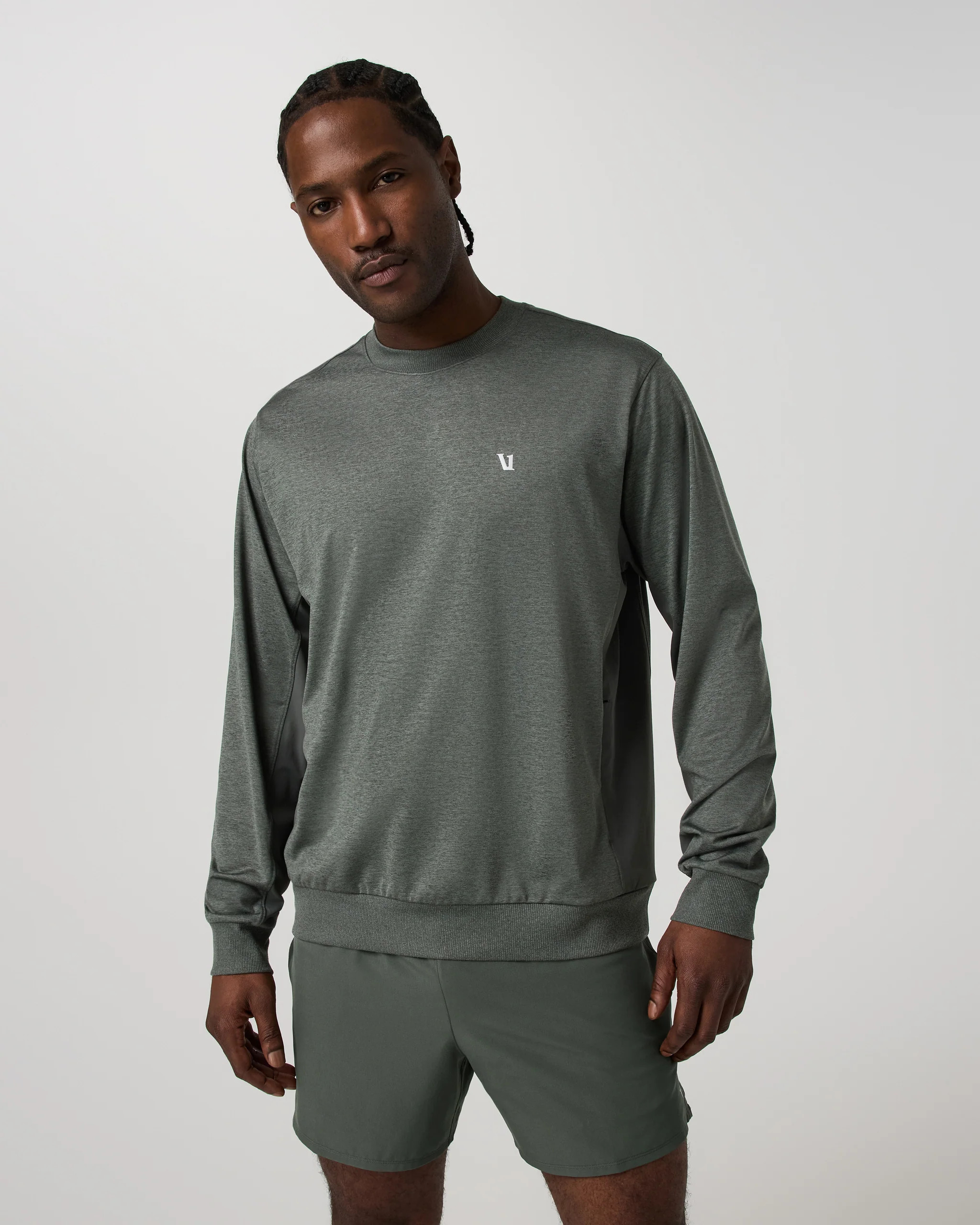 Sunday Crew – Men's River Rock Heather Crew Pullover – Vuori | Vuori Clothing (US & Canada)