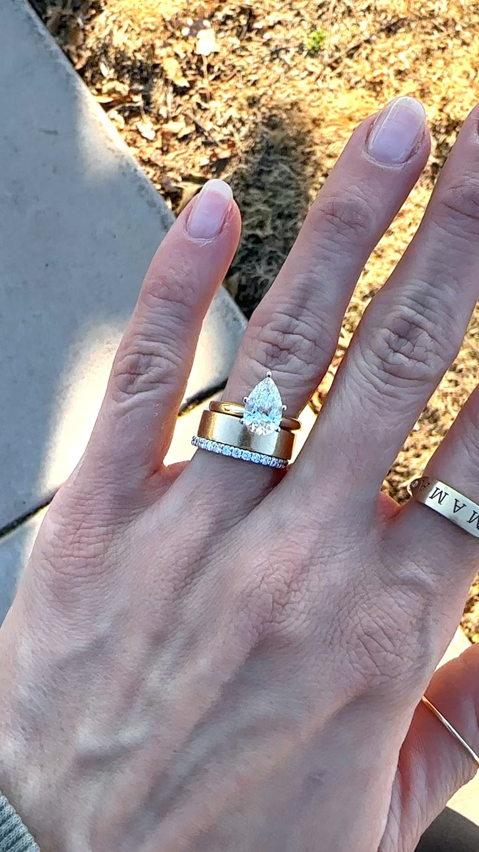 Wedding ring stack

#engagementring #jewelryy