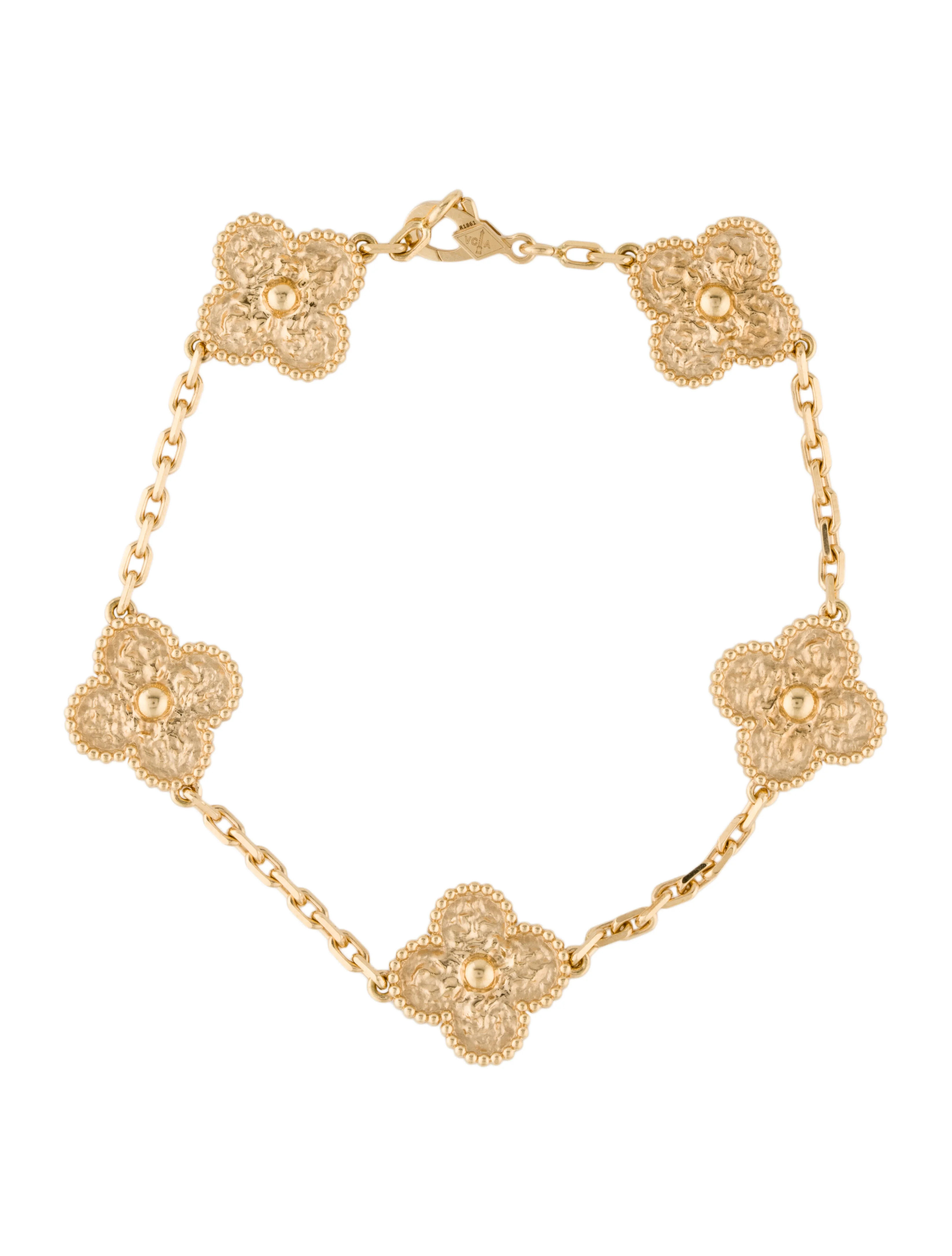 Vintage Alhambra 5 Motif Bracelet | The RealReal