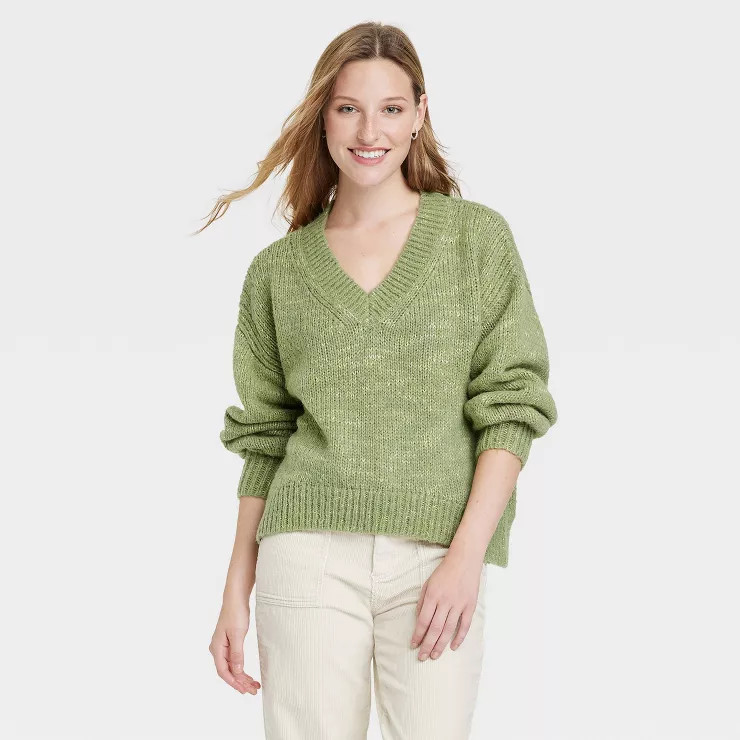 Women's V-Neck Pullover Sweater - Universal Thread™ | Target