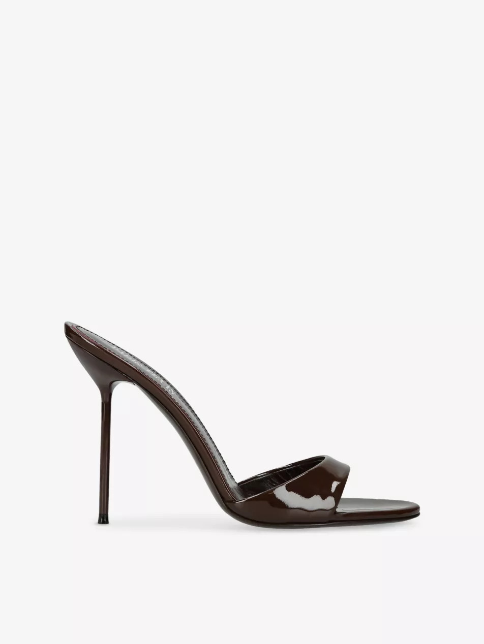 Lidia Patent-Leather Mules | Selfridges