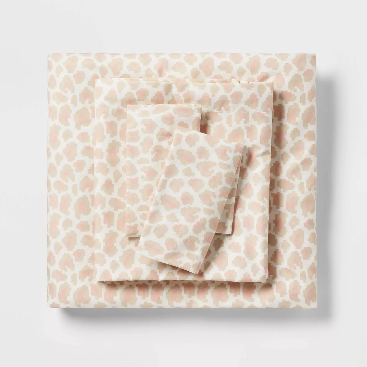 Microfiber Sheet Set Pink Leopard Print - Room Essentials™ | Target