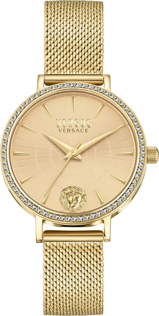 Mar Vista Swarovski Crystal Mesh Bracelet Watch, 34mm | Nordstrom