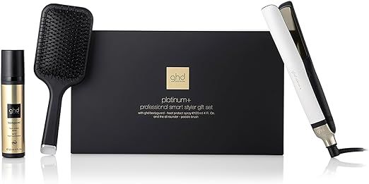 ghd Platinum+ Professional Smart Styler Gift Set with ghd Bodyguard and The All Rounder - Paddle ... | Amazon (UK)