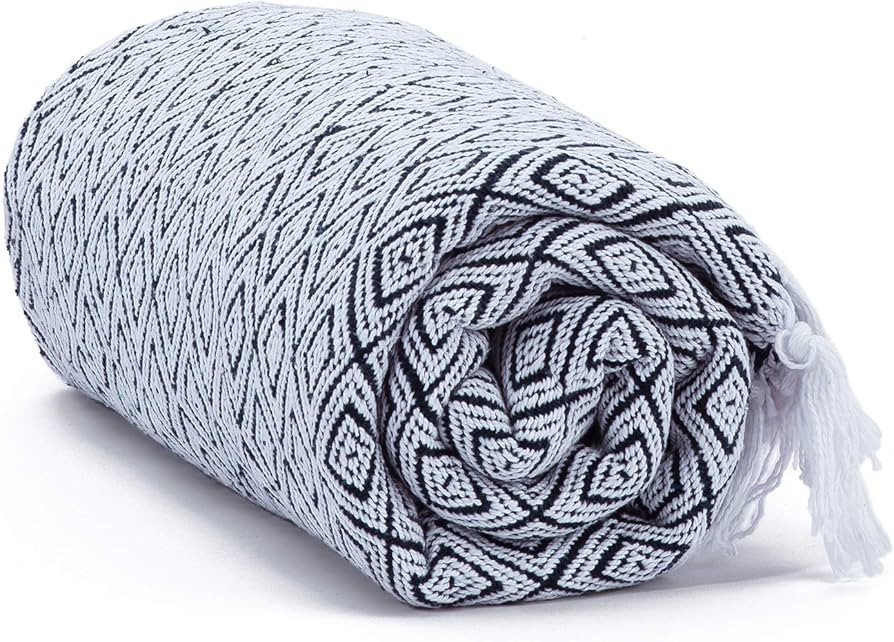 Americanflat 100% Cotton Throw Blanket for Couch - 50x60 - All Seasons Neutral Lightweight Cozy Soft | Amazon (US)