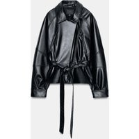 Jacke Aus Kunstleder Mit Gürtel | Zara DE