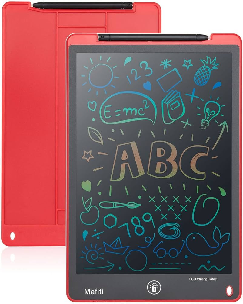 Mafiti LCD Writing Tablet 12 Inch Colorful Electronic Writing Drawing Pads Doodle Board for Kids ... | Amazon (US)