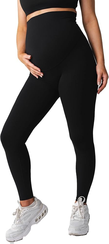 Vitality Cloud II Women's Maternity Pants - Comfortable Over-Bump Stretch Leggings for Work and E... | Amazon (US)