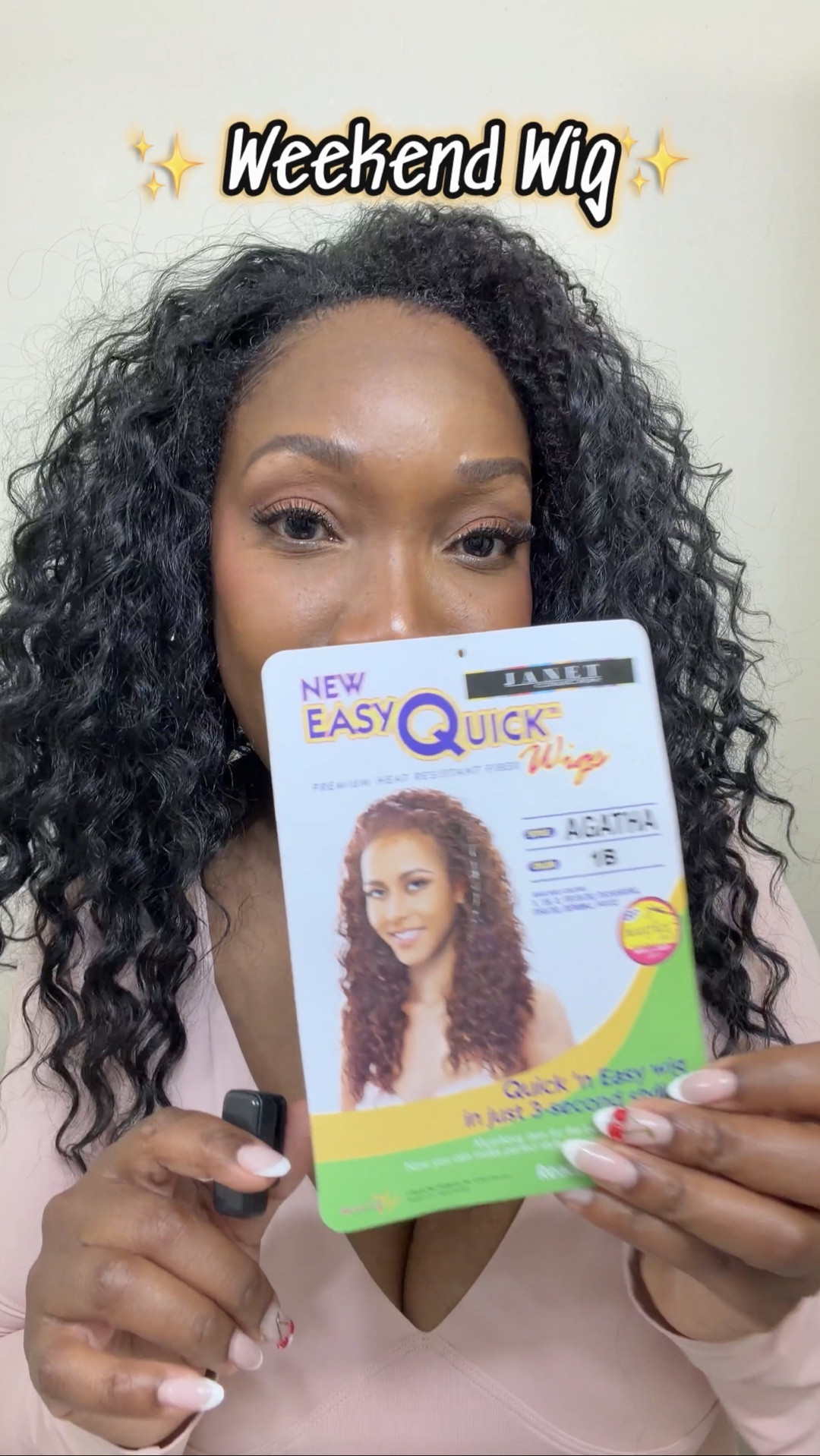 My most complimented half wig of the summer! Janet collection Agatha