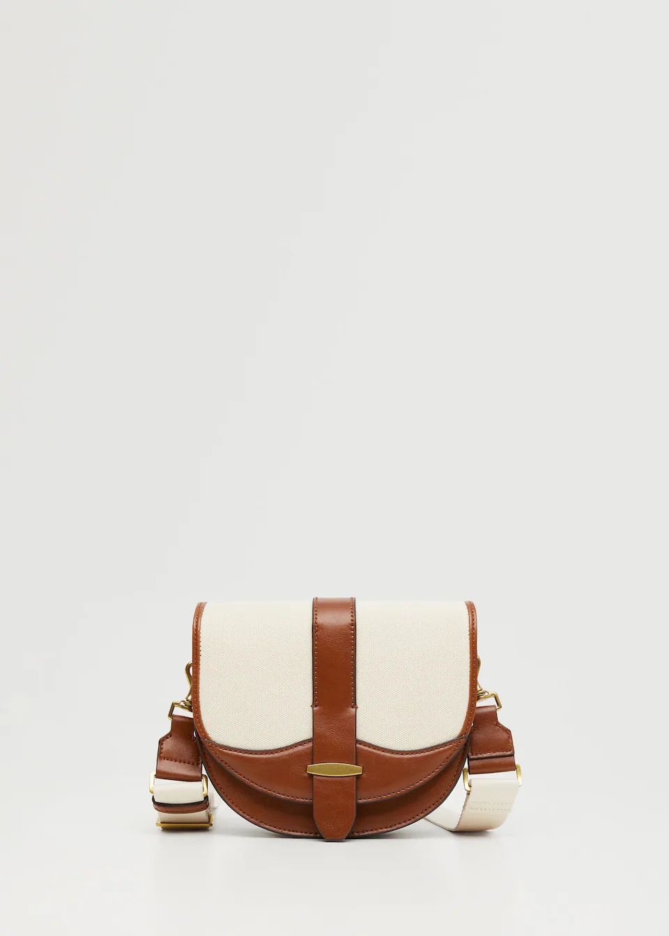 Sac bandoulière toile | MANGO (FR)